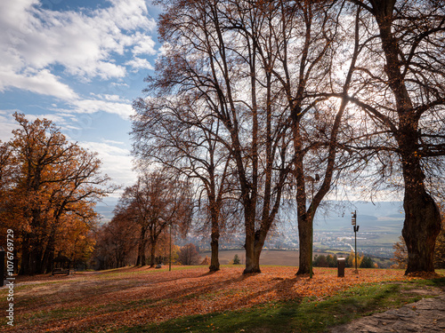 The hill above the town of Levoča is called Mariánska hora. It is one of the oldest pilgrimage sites in eastern Slovakia. photo