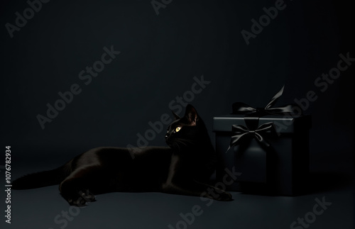 black friday cat advertisement