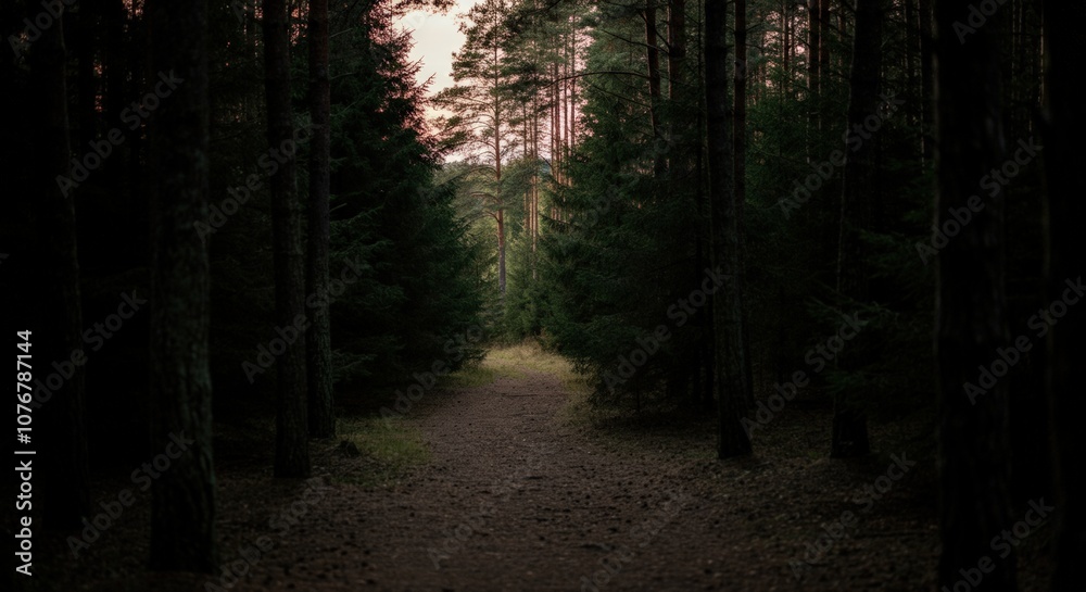 Obraz premium Path Through the Forest