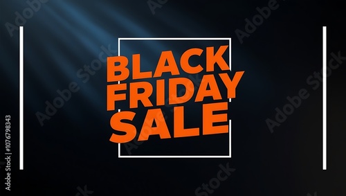 Dramatic Black Friday Sale Banner