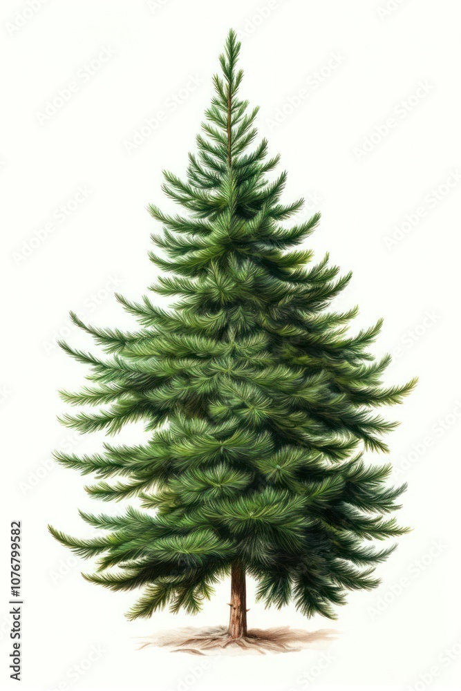 Fototapeta premium Christmas tree plant pine fir.