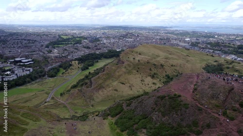 Arthur's Seat, Edinburgh by drone