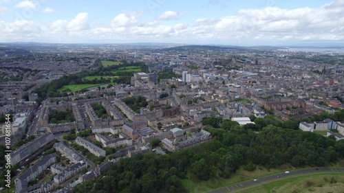 Edinburgh City on an overcast afternoon
