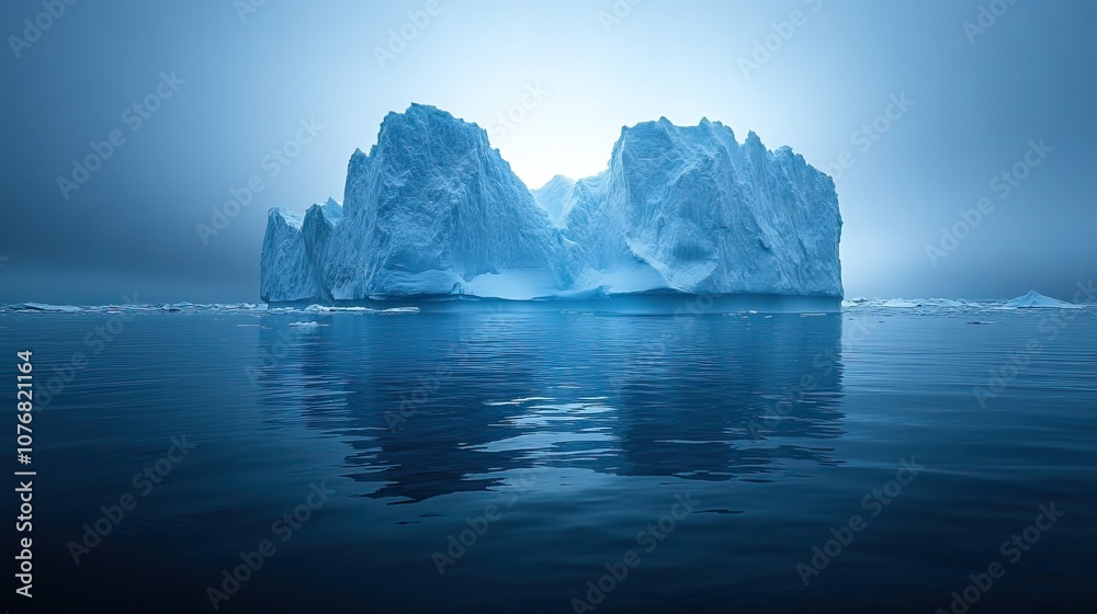 A breathtaking view of icebergs floating off the coast highlights the delicate balance of the polar ecosystem as global temperatures rise A breathtaking view of icebergs floating off the coast highlights the delicate balance of the polar ecosystem as global temperatures rise