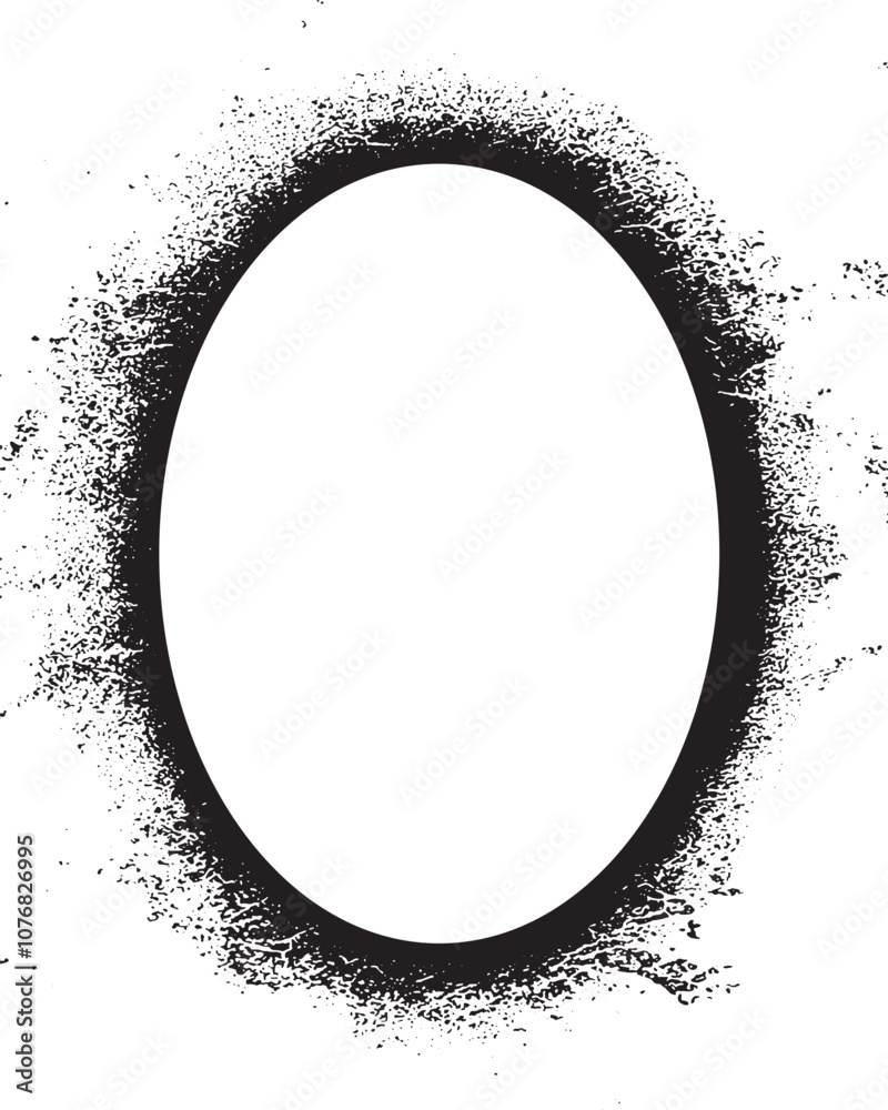 Fototapeta premium black and white frame, a black and white picture frame of a mirror and a black frame with a black border, grunge frame
