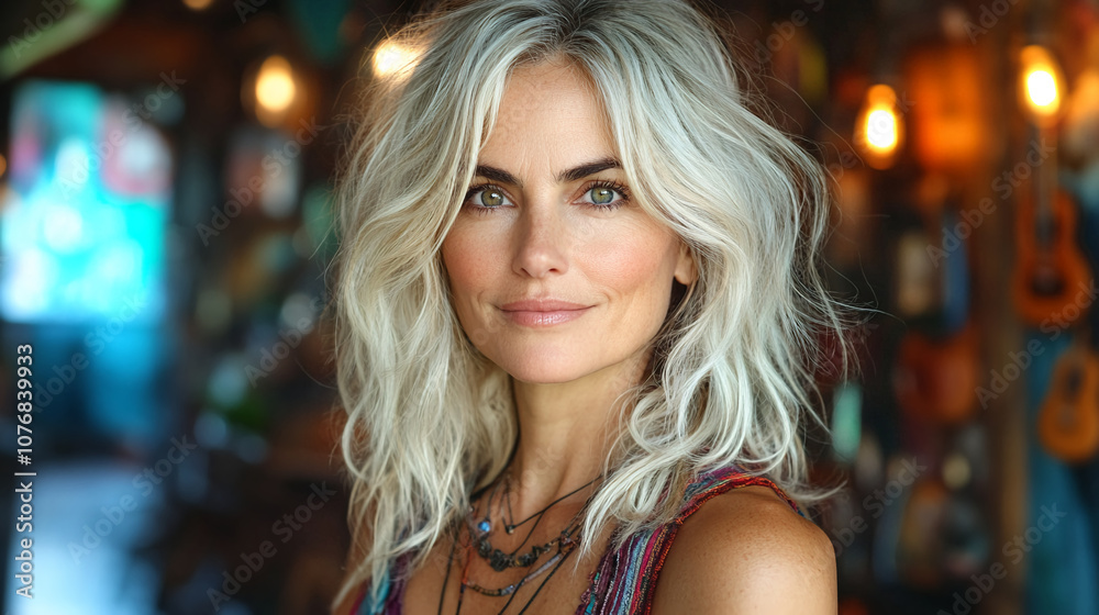 Fototapeta premium Photo of a woman practicing meditation
