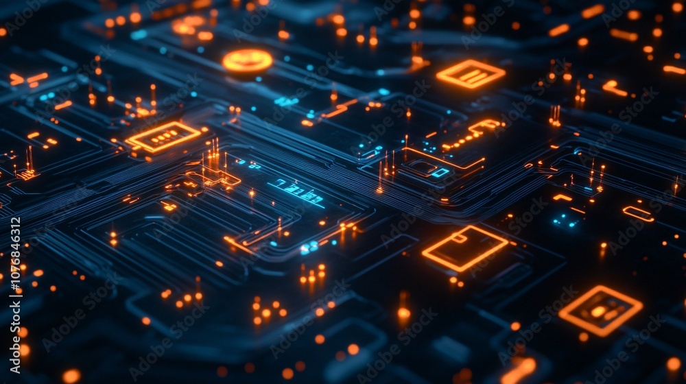 Obraz premium IIoT-based efficiency optimization in manufacturing with real-time performance tracking and predictive analytics