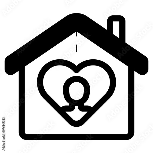 orphanage house icon