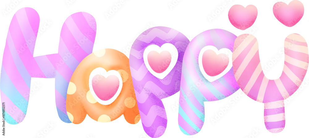 Happy new year watercolor elements Happy new year watercolor elements