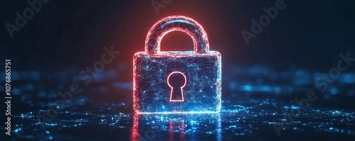 Glowing Digital Lock with F...