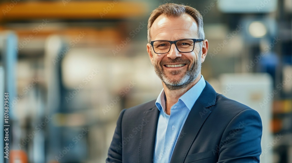 Fototapeta premium Smart manufacturing solutions utilizing IIoT for real-time monitoring, optimization, and performance tracking to enhance efficiency