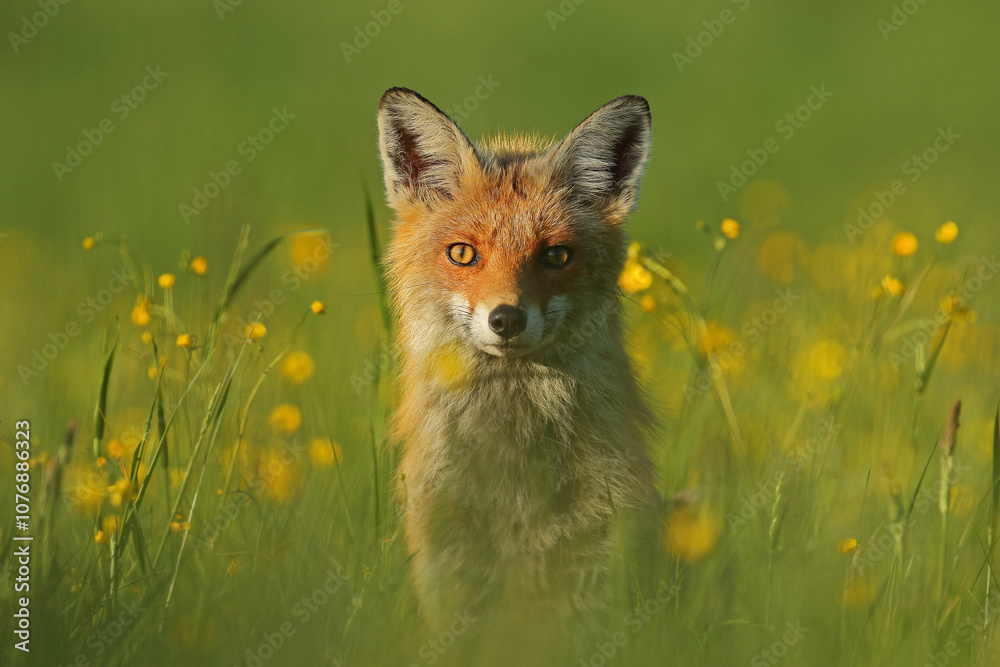 Lis rudy, fox, lis (Vulpes vulpes)