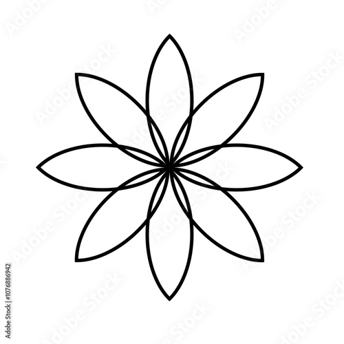 flowers icon decorative