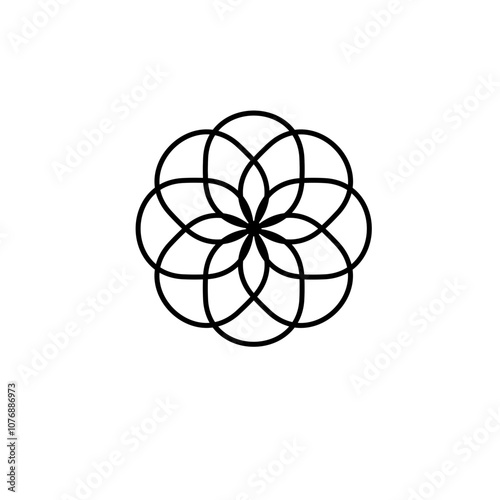 flowers icon decorative