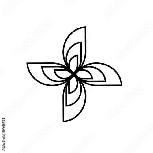 flowers icon decorative