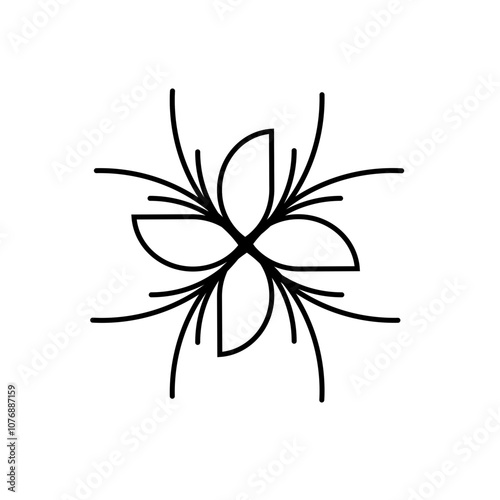 flowers icon decorative