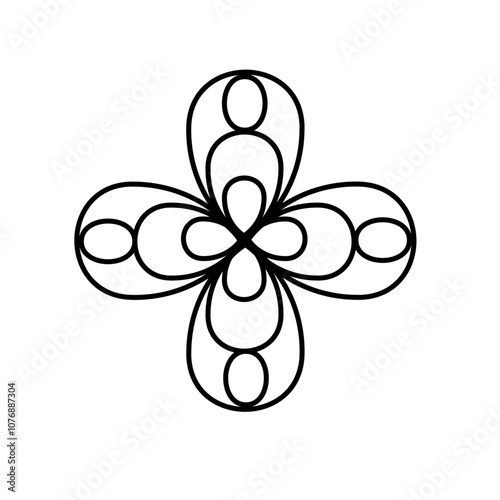 flowers icon decorative
