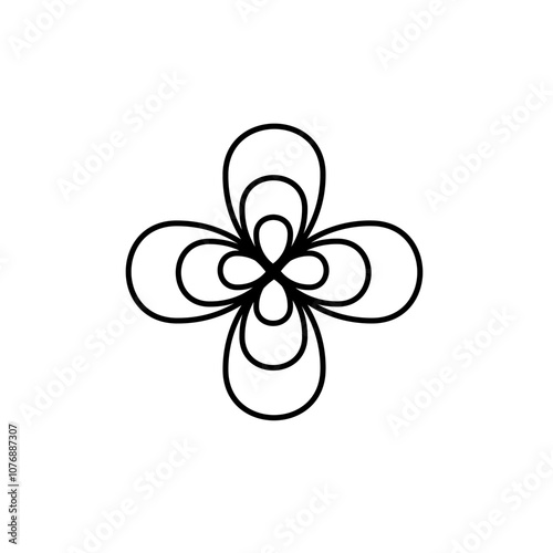 flowers icon decorative