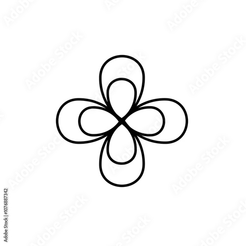 flowers icon decorative