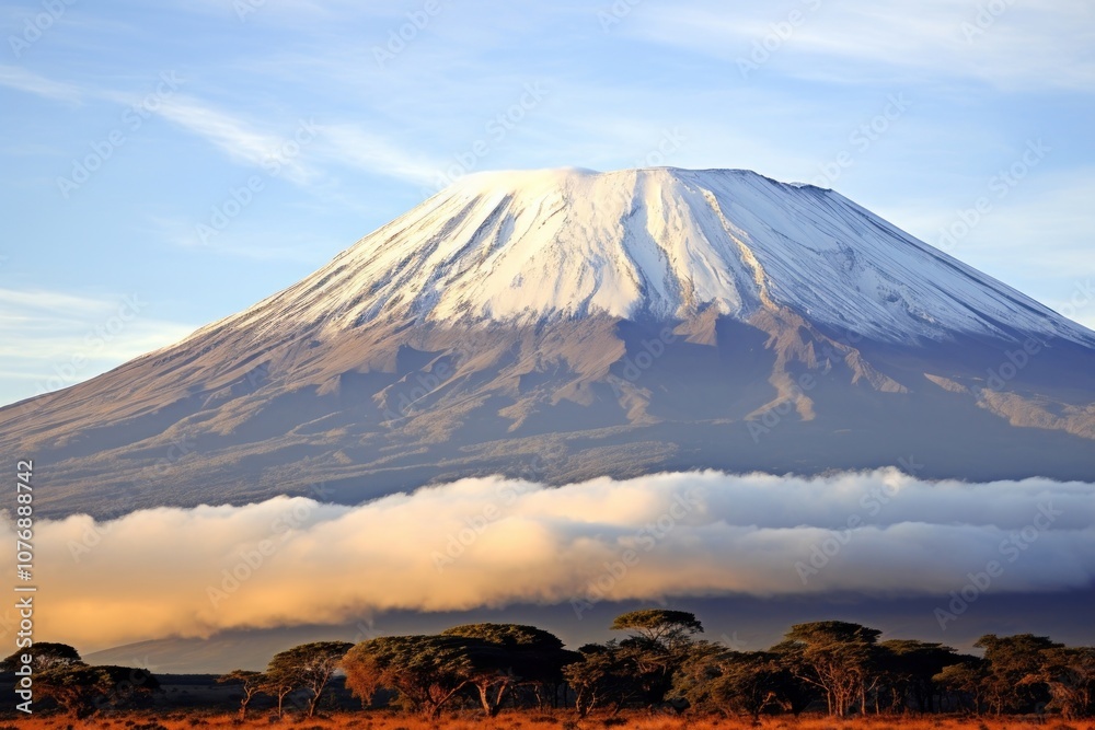 Fototapeta premium Kilimanjaro mount landscape mountain outdoors.