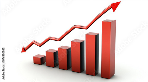 The upward trend in sales on the graph represents steady and sustainable growth for the company.