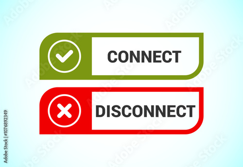 Connect and Disconnect buttons