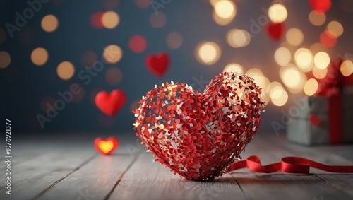 Love - Heart background for Valentine's day