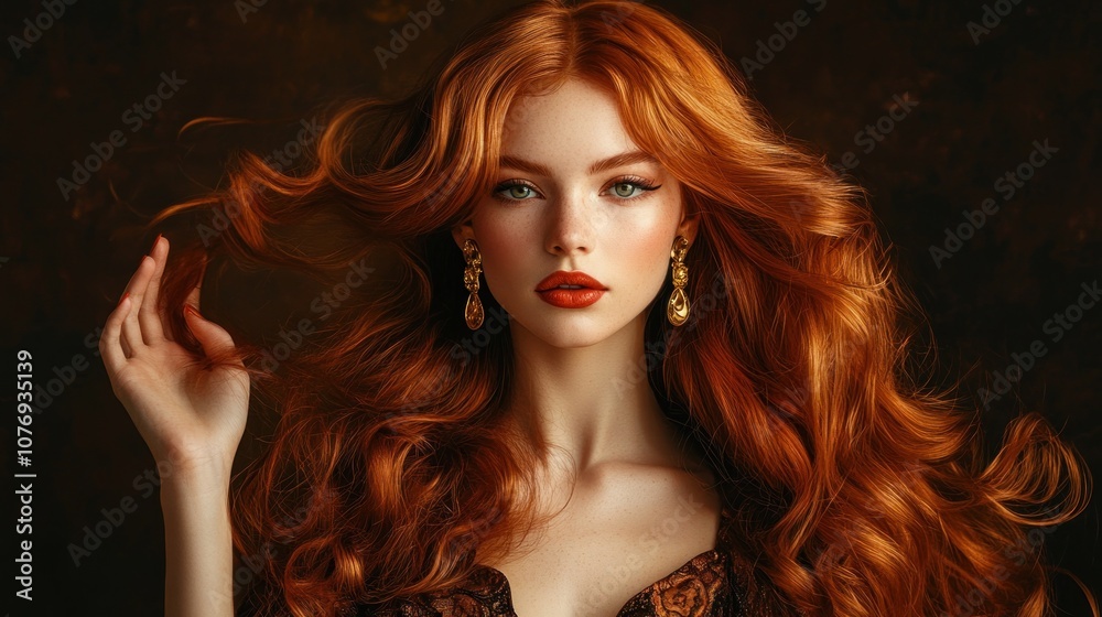 Fototapeta premium Redhead Beauty Portrait