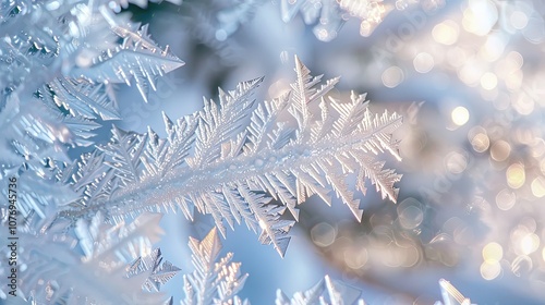 Delicate, intricate snowfla...