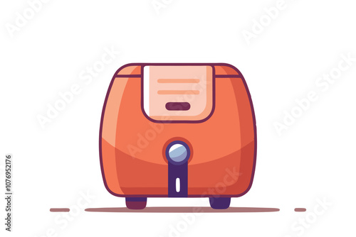 High-Quality Air Fryer Vector Art