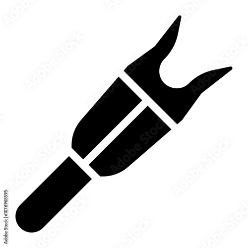 Принти на полотні Nock glyph icon