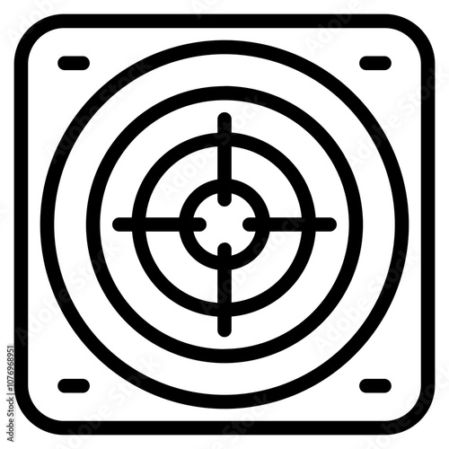Target board line icon
