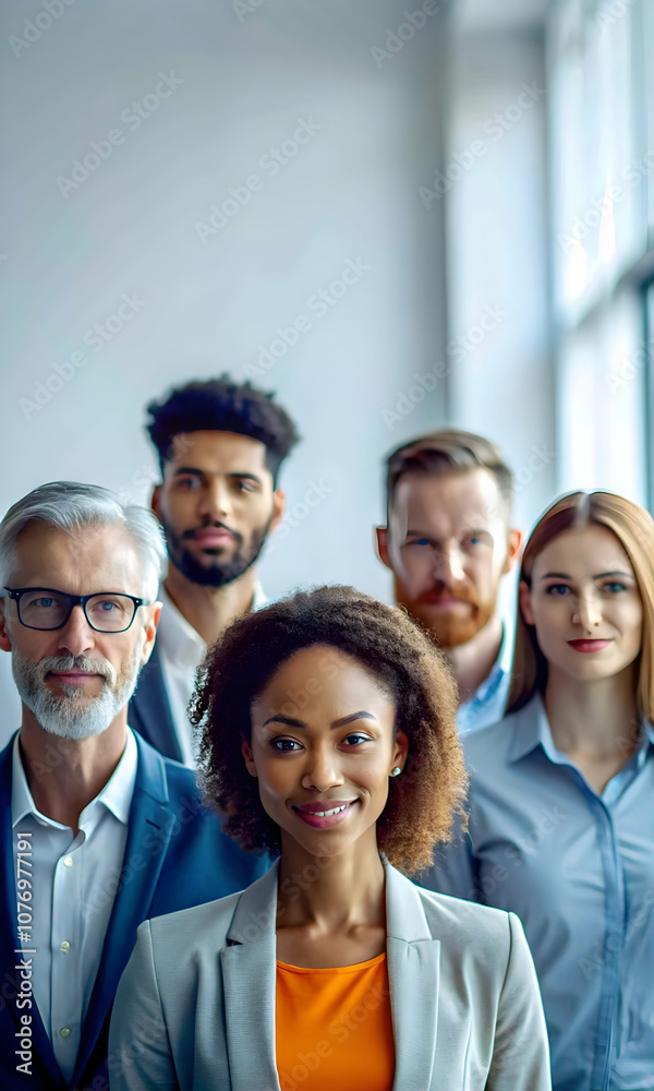 Obraz premium Soft Abstract Team Leadership Concept | Digital Art Portraying Team Leadership with Dynamic Lines & Soft Gradients | Symbolizing Guidance, Direction | Ample Copy Space in Photo Stock Concept