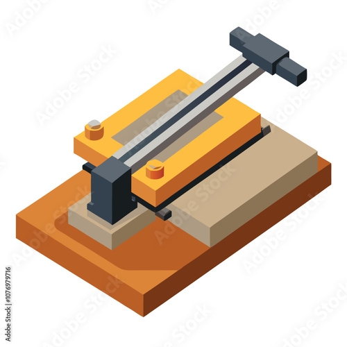  Tile Cutter with Tiles and Grout 