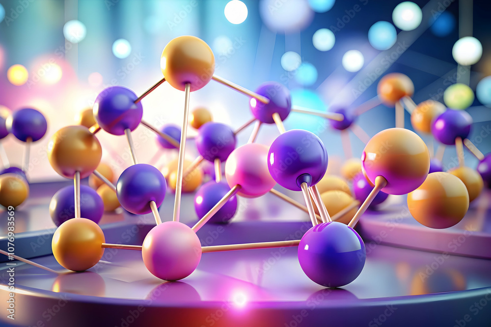 Obraz premium Bokeh Networking Event Digital Art Background Blurred Lights Vibrant Community Connectivity with Copy Space Photo Stock Concept for Creative Projects and Marketing