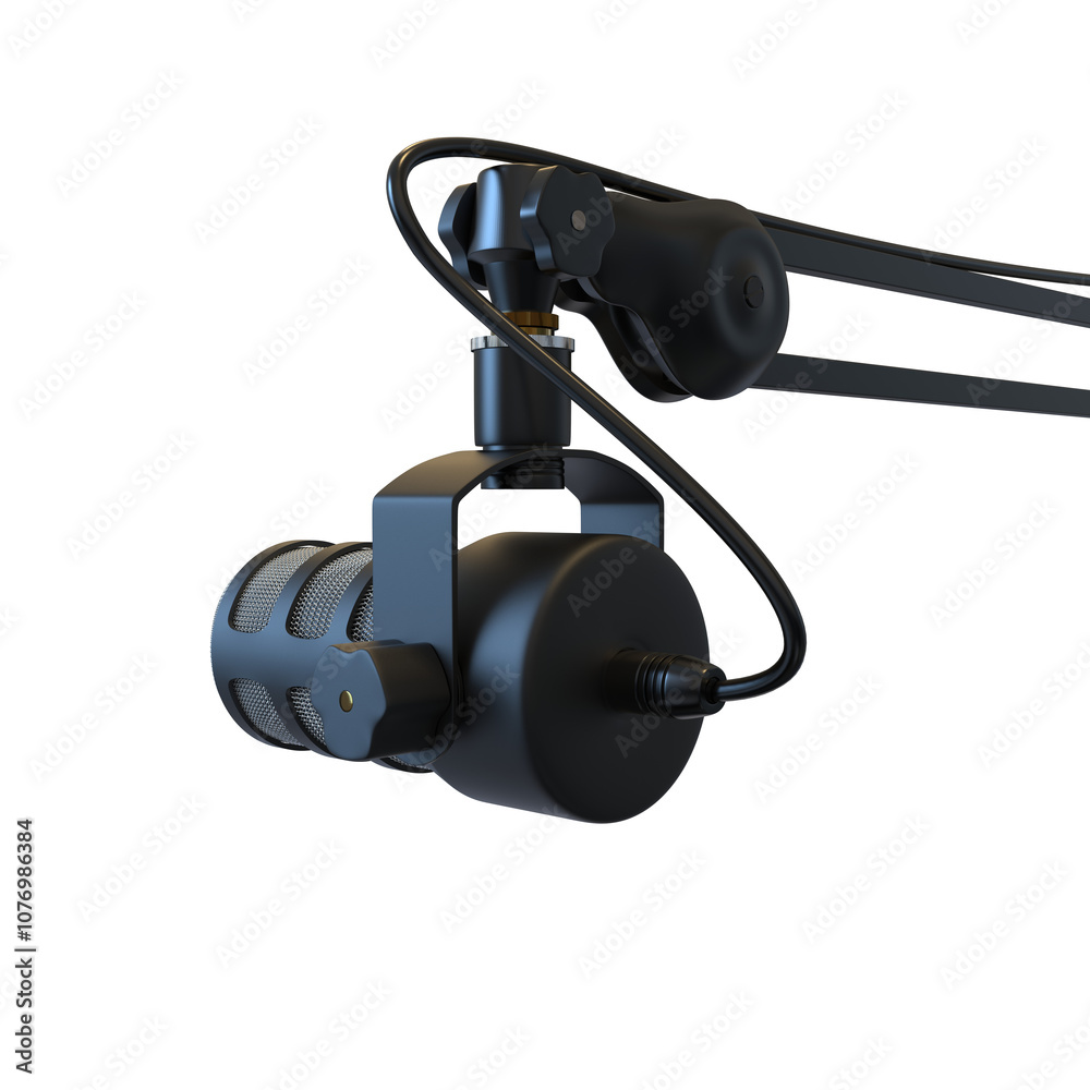 Obraz premium Professional Podcast Microphone