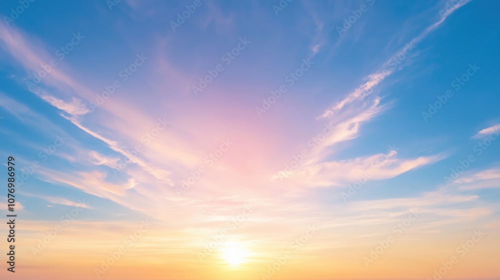 Obraz premium Soft Vintage Sunrise Background