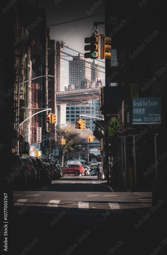 Fototapeta premium A street in New York City (USA)