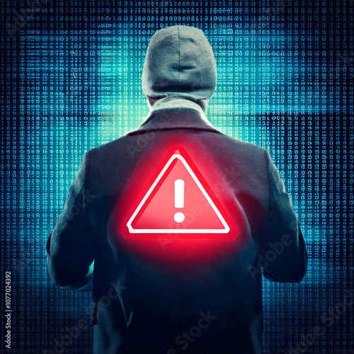 Scam Alert Illustration  Fraud Prevention, Online Security & Warning Against Scams