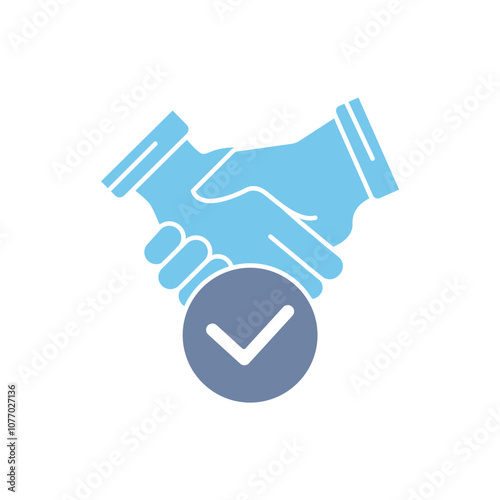 agreement concept line icon. Simple element illustration. agreement concept outline symbol design.