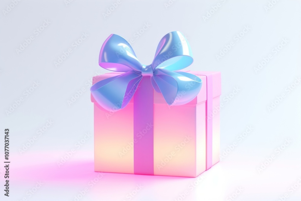 Obraz premium Ribbon gift box celebration.