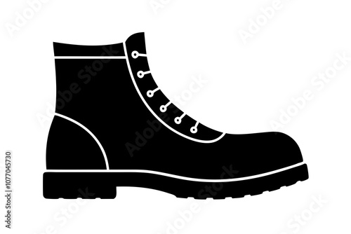 Work Boot | isolated vector illustration on white background