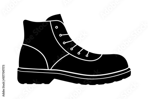 Work Boot | isolated vector illustration on white background