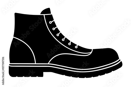 Work Boot | isolated vector illustration on white background