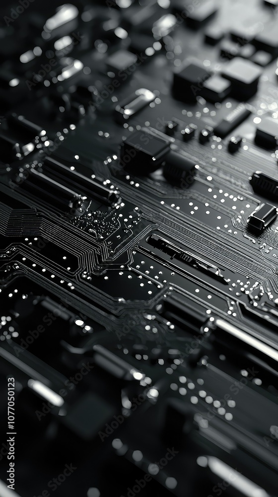 Obraz premium Sleek Technology Background with Minimal Design