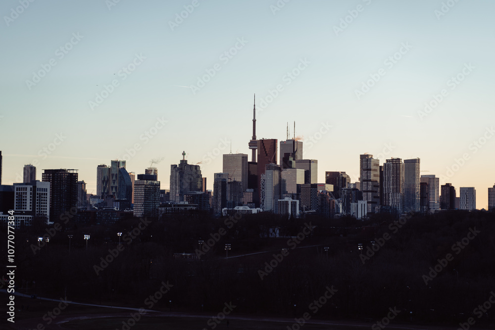 Fototapeta premium view on Toronto city 