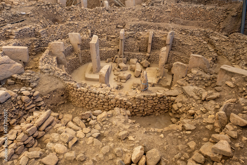 Göbeklitepe ancient site, probably the first cult site in human history, Şanlıurfa Türkiye