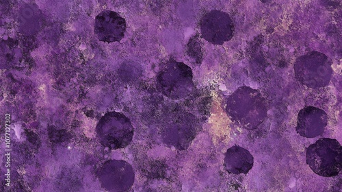 Abstract Purple and Black Fluid Art with Organic Marble Texture and Cosmic Vibes