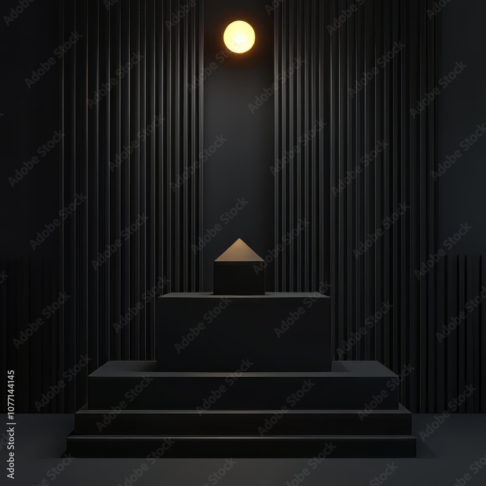 Obraz premium 3D podium for product placement, used for product display