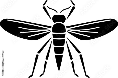 Mosquito - High Quality Vector Logo - Vector illustration ideal for T-shirt graphic